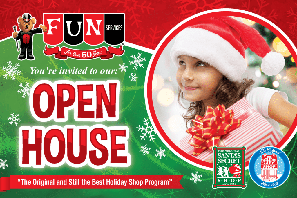 You're invited to our open house the original and still the best holiday shop program michigan owned and operated