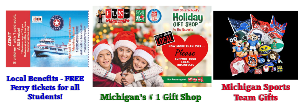 Michigan Owned Free Ferry Tickets School Holiday Gift Shop